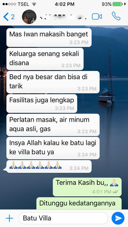 Villa Ohana Batu Luaran gambar